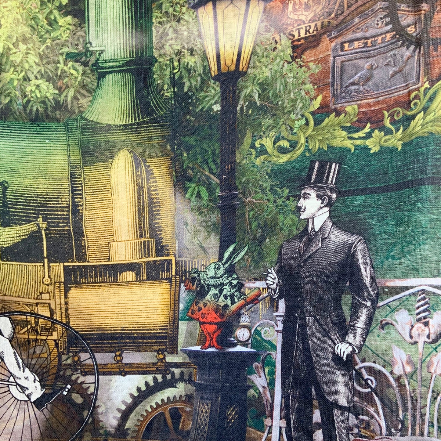 TEA TOWEL "Sally's Station"