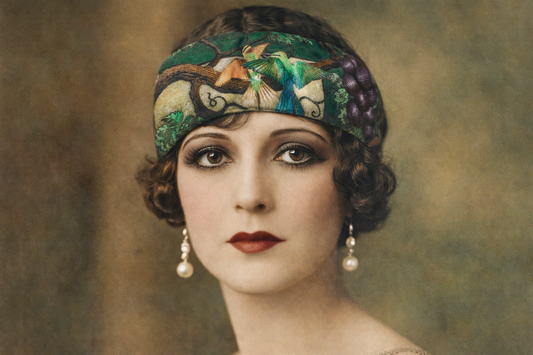 MINKY VELVET HEADBAND "Morning Time"