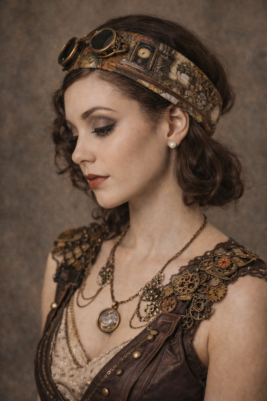 MINKY VELVET HEADBAND "It's Time, Sally Paskins"