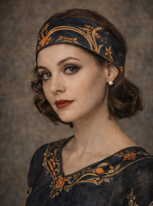 MINKY VELVET HEADBAND "Clodius"