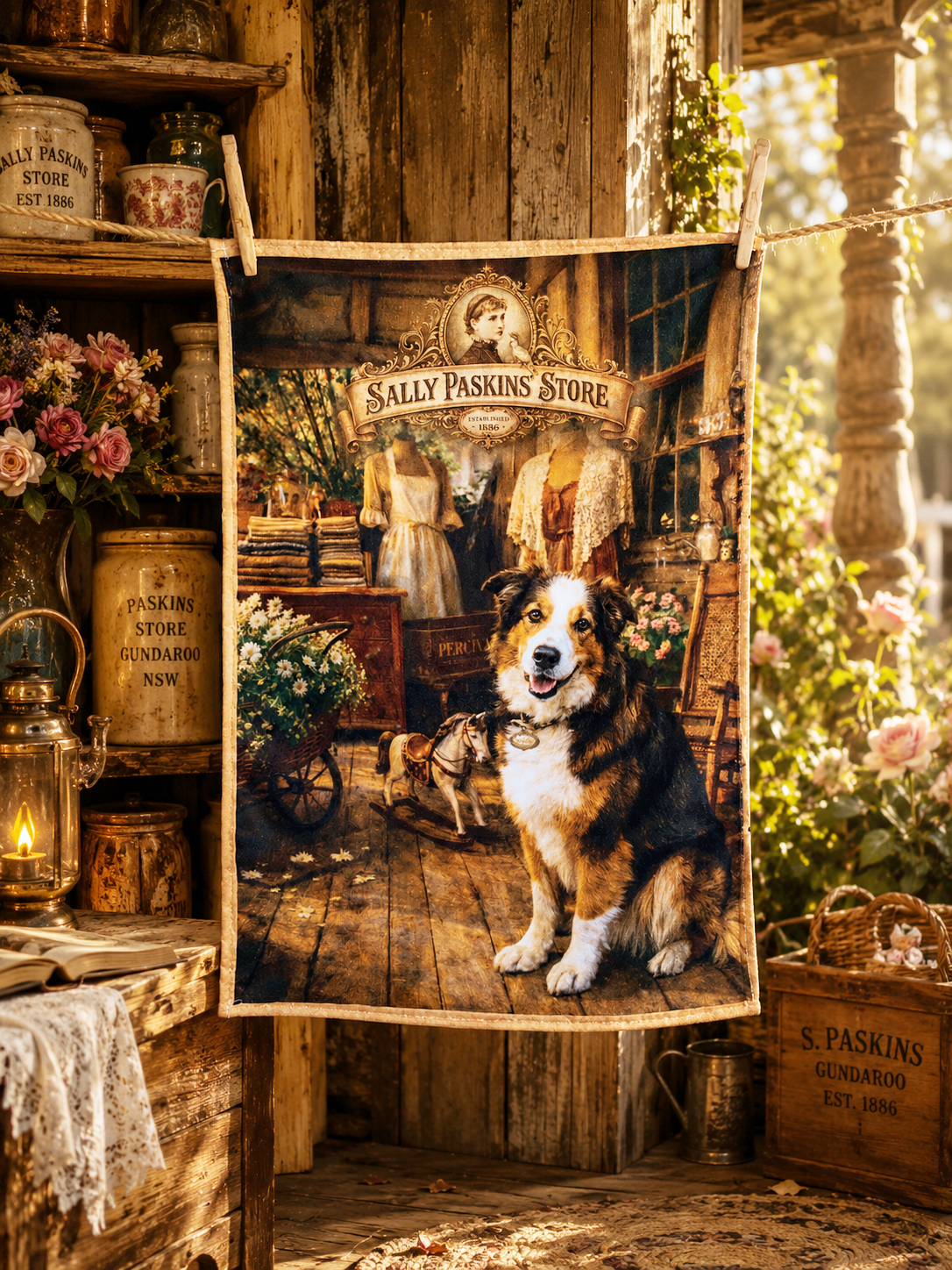 HAND TOWEL  "Keeper of Small Wonders"