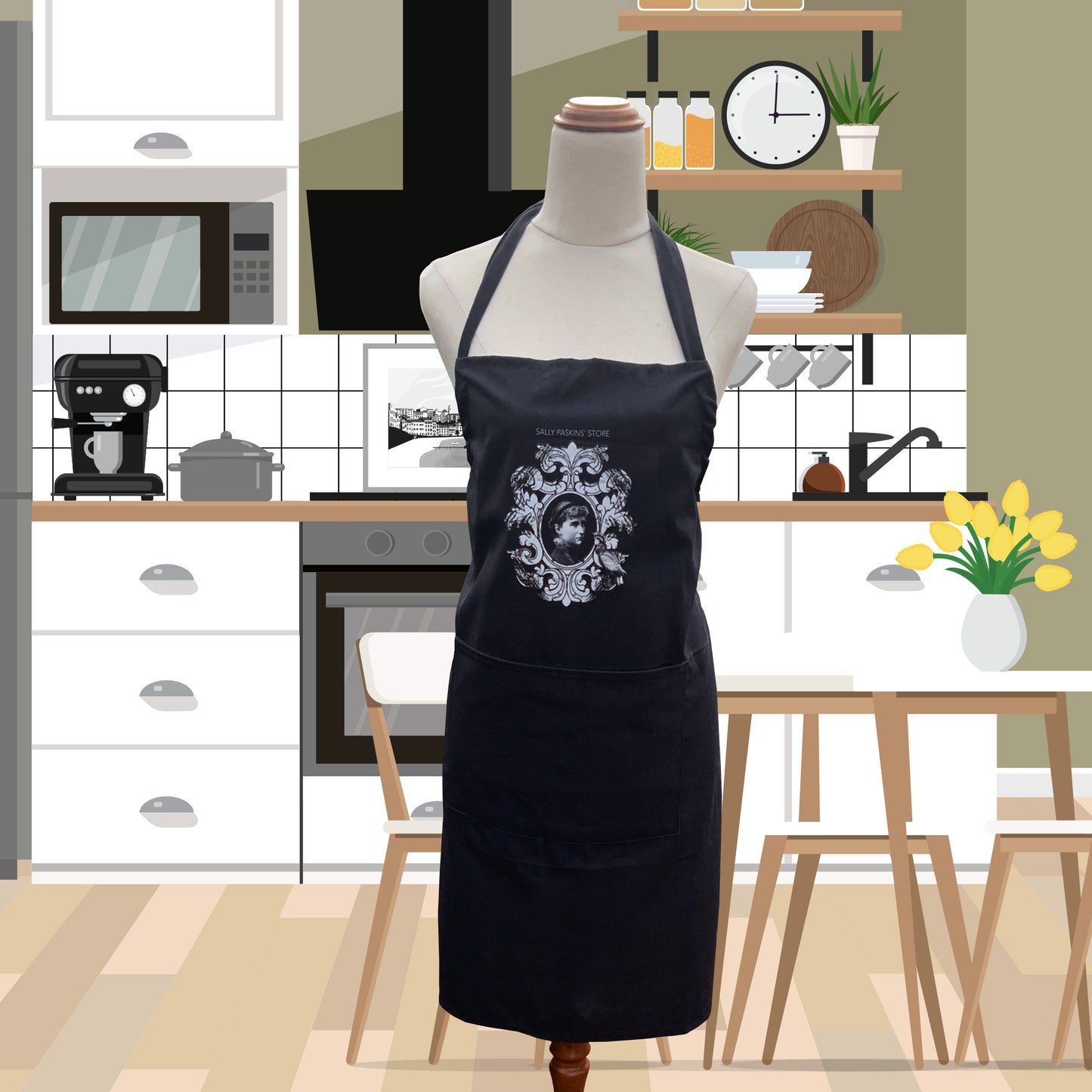 APRON "Sally Paskins Store"