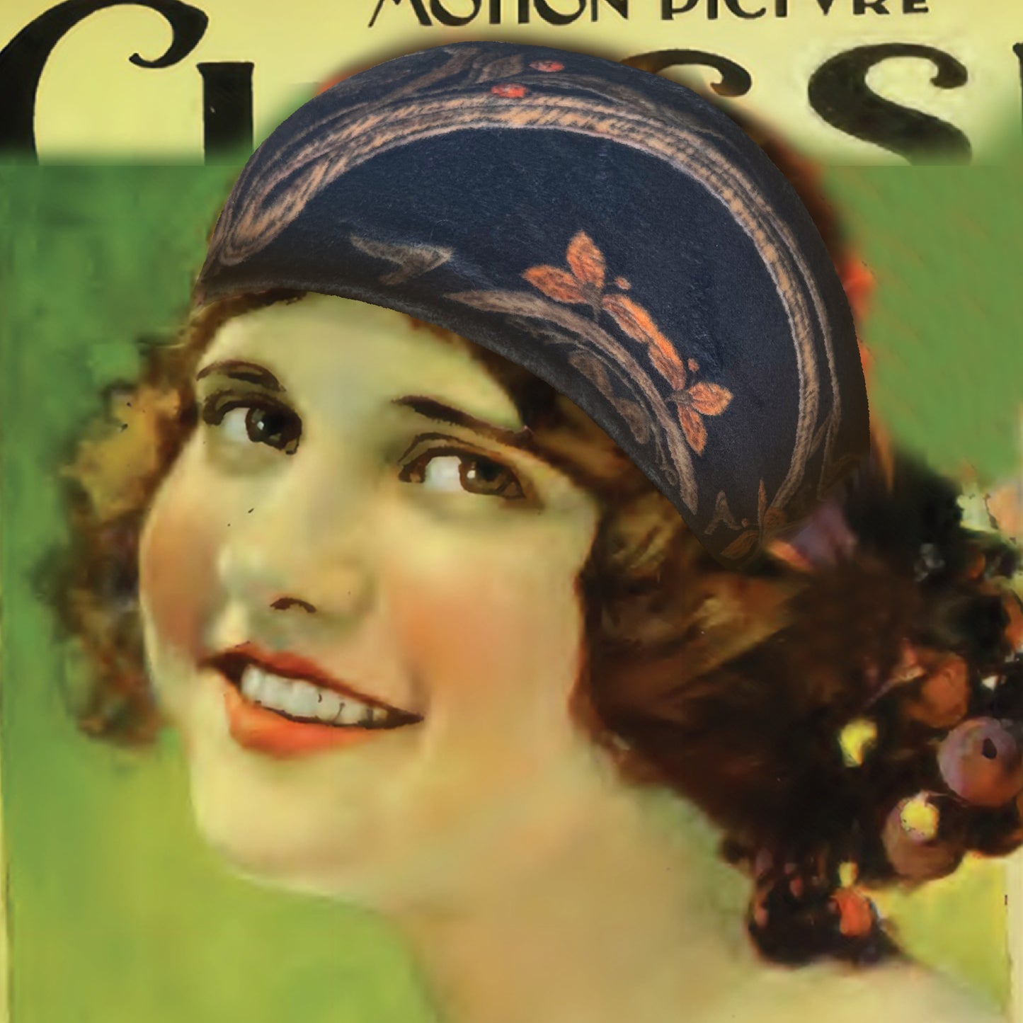 MINKY VELVET HEADBAND "Clodius"